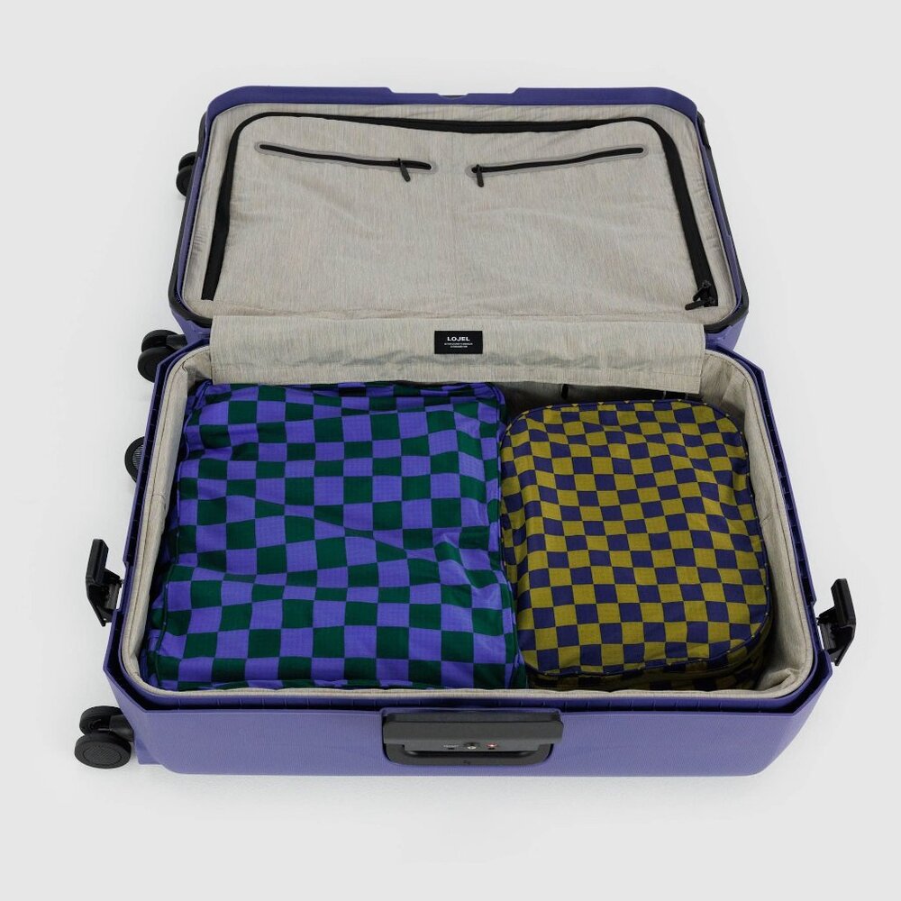 NWT Baggu Large Packing Cube Set - Jewel Checks - Picture 6 of 7
